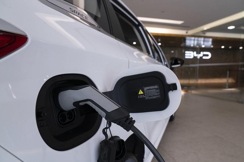 Clean electric vehicle parked 2025